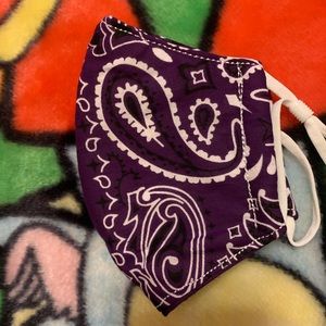 A Dark Purple Face Mask